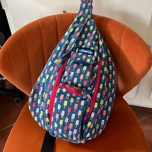 KAVU Rope Sling bag (popsicle print)